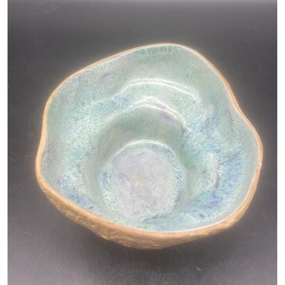 VTG Hammat Original 534 Pottery Signed Bowl 6.75”L X 5.25” W X 3” H - Picture 3 of 9